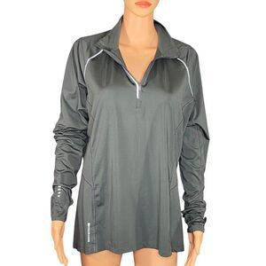 OGIO Endurance Gray Pull Over Quarter-Zip Size XL Performance Wear Gym Work Out